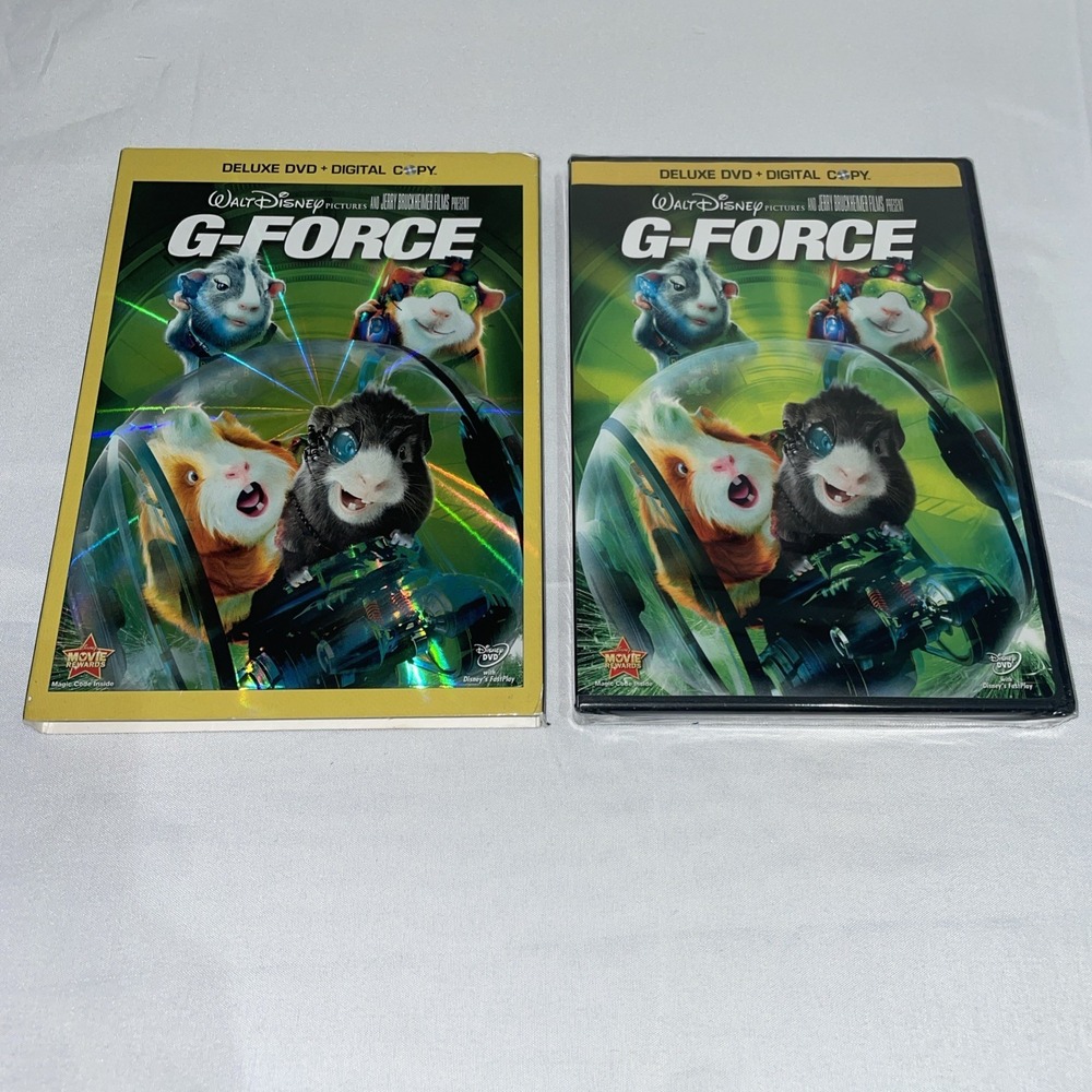 Disney G-Force Deluxe DVD Digital Copy 2009 Family Action Movie New Sealed